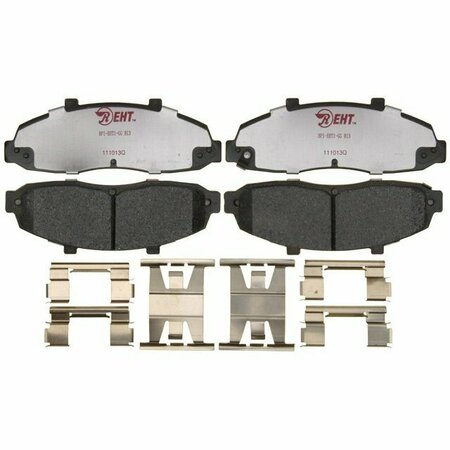 R/M BRAKES BRAKE PADS OEM OE Replacement Hybrid Technology Includes Mounting Hardware EHT679H